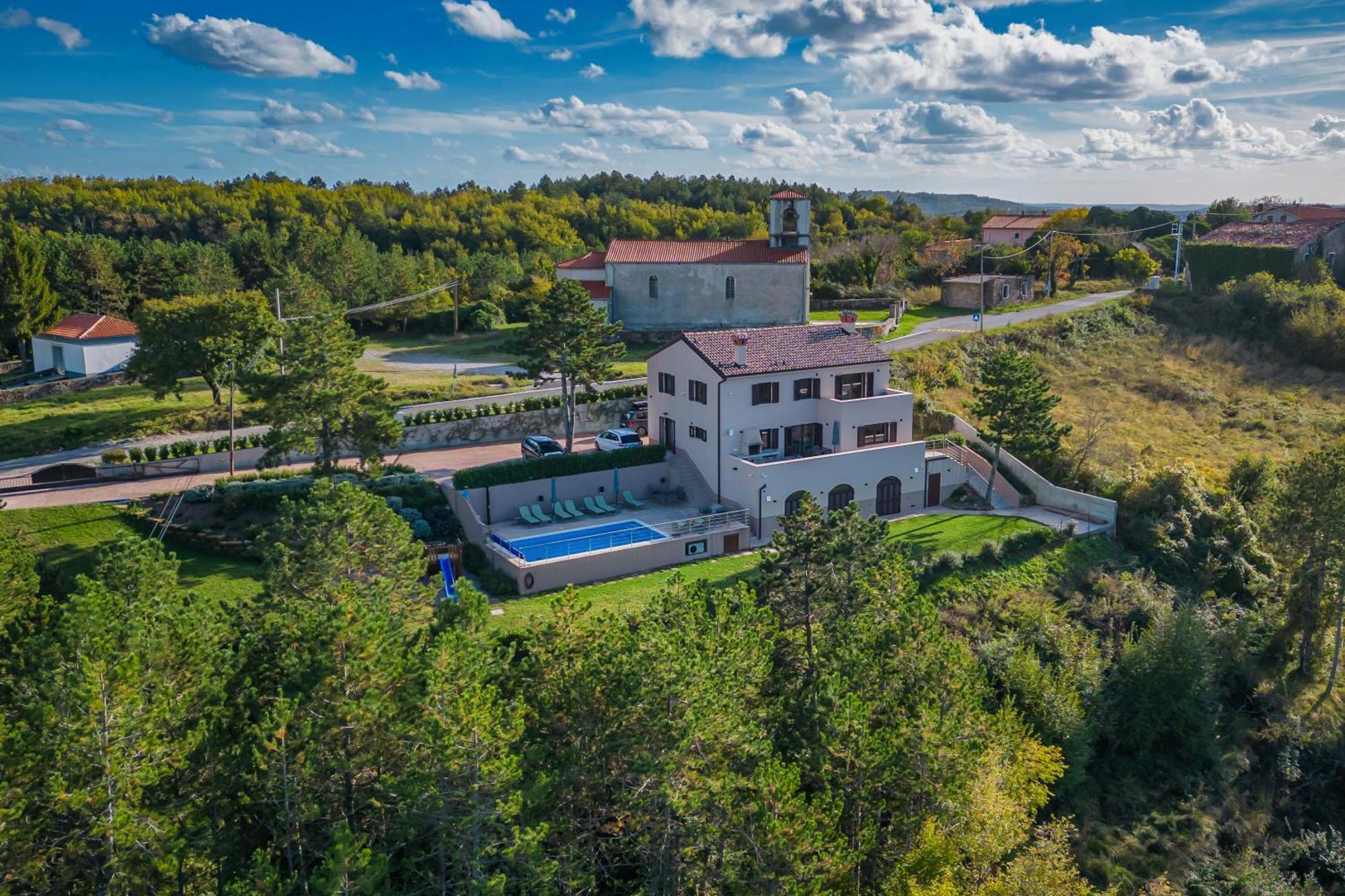 Luxury Villa Gradin Gračišče Bagian luar foto