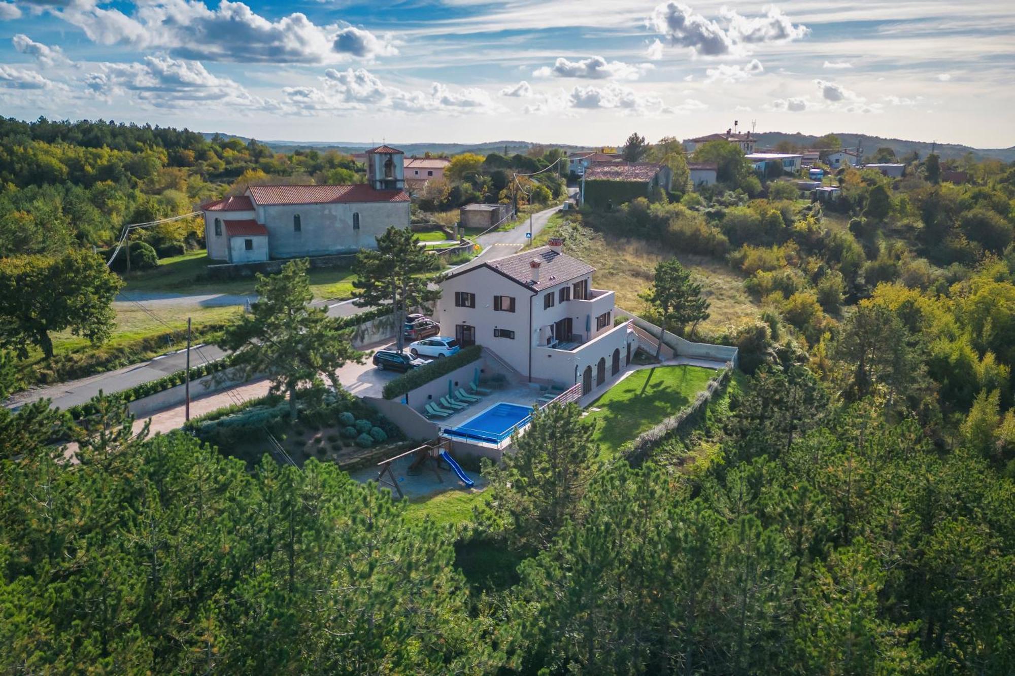 Luxury Villa Gradin Gračišče Bagian luar foto